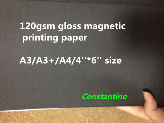 120gsm (650gsm) gloss magnetic paper magnet printing paper for fridge