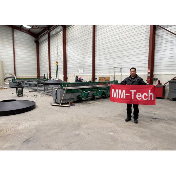 SWT-PH4000 Sheet Butt Welder For HDPE Tanks Fabricating in France Factory