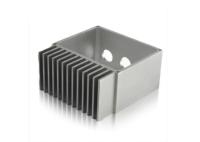 Clôture en aluminium industrielle du profil 6063 avec des ailerons de rayonnement