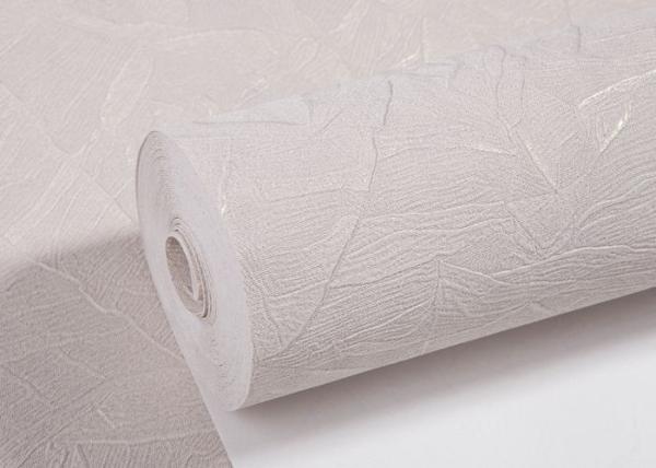 Light Grey Washable Vinyl Modern Wallpaper Designs for Bedrooms , Living Room