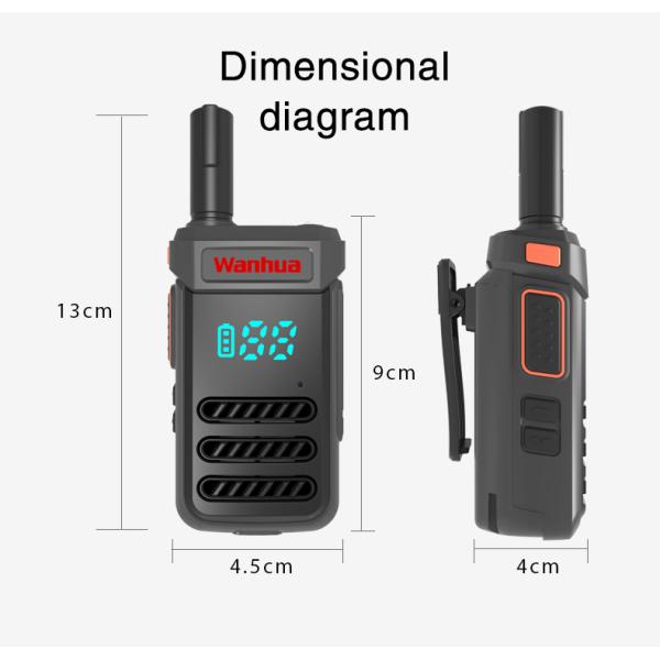 High Power Original G68 Walkie Talkie High Capacity Battery 5W and Dual Band for Radio