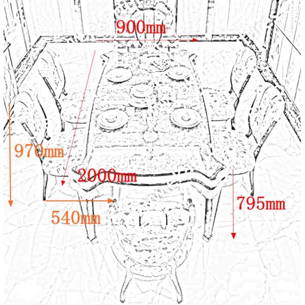 Alibaba wholesale antique Italy travertine marble rectange dining table TN-025