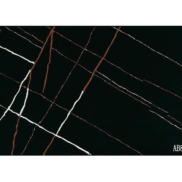 Countertop популярного кварца Calacatta черноты прямой связи с розничной торговлей фабрики стиля искусственного каменный для кухни