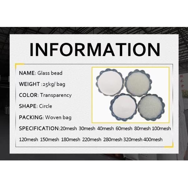 Reflective Paint Glass Beads Transparent Glass Microbeads Free Sample