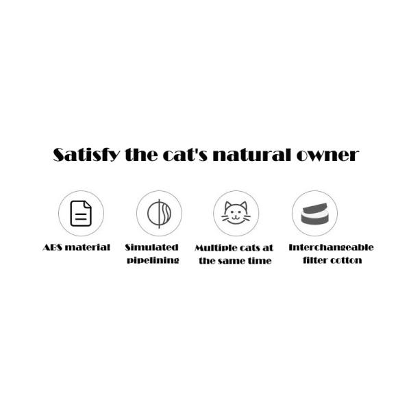 Rounded Flower Cat Smart Water Dispenser  for  Pets Hydration