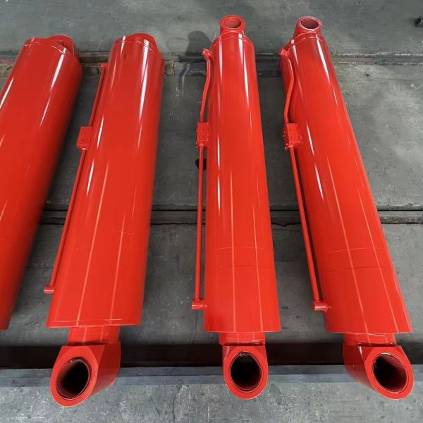 Cranes Hard Chrome Plated Steel Cylinder OEM ODM High Tonnage Large Bore