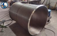 Tambour rotatoire d'écran de fil de cale de fente de SS304 1.0mm pour le traitement des eaux résiduaires