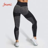 Pantalon noir sans couture de forme physique de taille de femmes le haut a réutilisé les guêtres en plastique