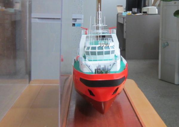 Towboat Model Ivory - White For Home Decoration Souvenir