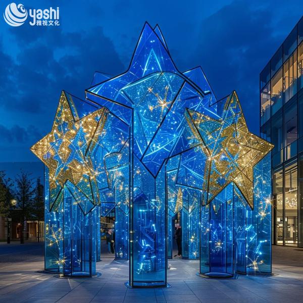 Custom LED Starry Sky Art Installation for Outdoor Events