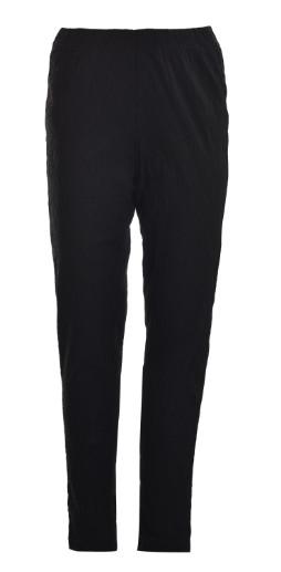 Kintting Fabric Ladies Slim Fit Trousers Single Color Environmental Friendly