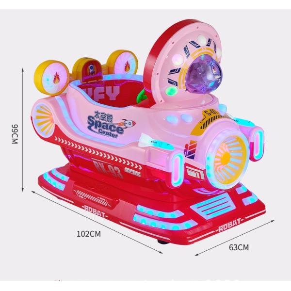 Ride de balanço elétrico infantil Divertimento no Carnaval Rides com imagem e moeda operada