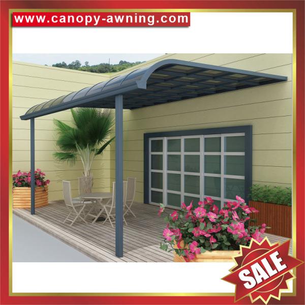 high quality house patio terrace balcony rain sunshade aluminum polycarbonate awning canopy canopies shelter