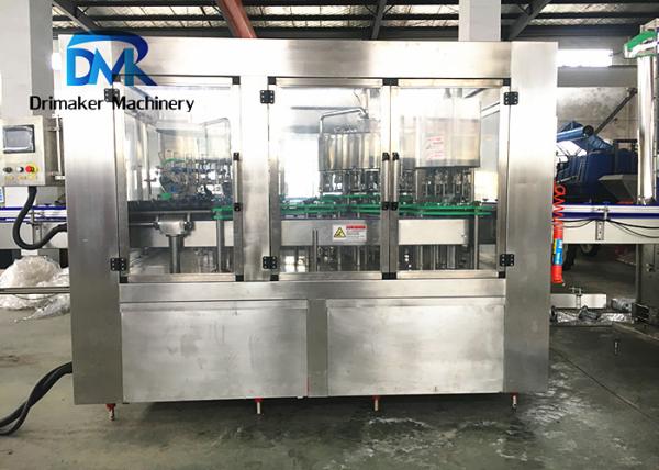 4000 BPH Glass Bottle Filling Machine Vacuum Pump Liquid Level Control