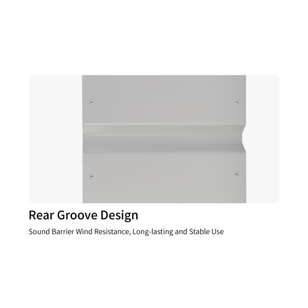 Aluminum Alloy Energy Storage Sound Barrier, Noise Barrier with Customizable Size Soundproof Panel for Energy Storage Station &Highways