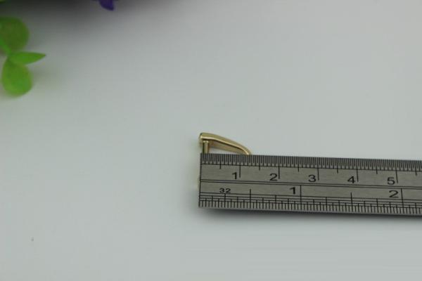 Best fashion gun metal color zinc alloy d ring,11mm metal bag d ring