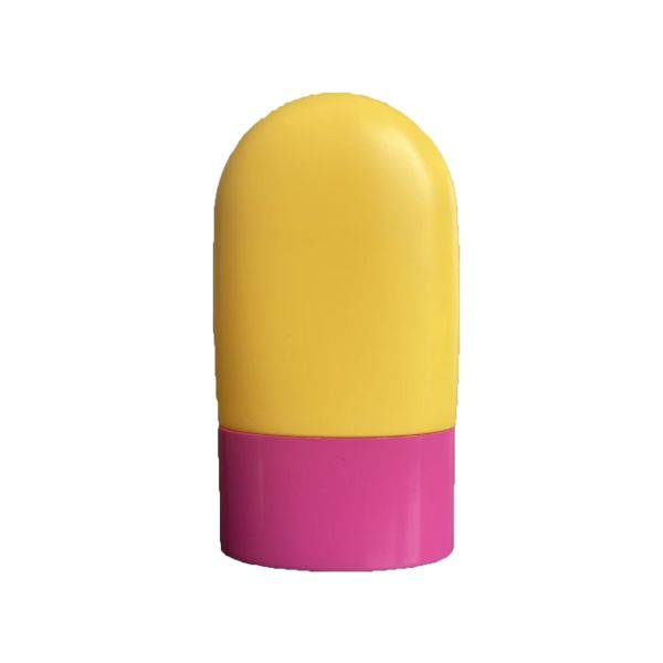 50ml PE Silk Screen Printed Sunscreen Cosmetic Bottle with Screw Cap for Sun Protection