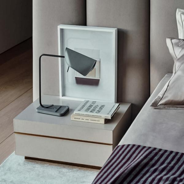 Прикроватный столик спальни с 2 мебелями рамки ящиков твердыми деревянными роскошными современными 600mm