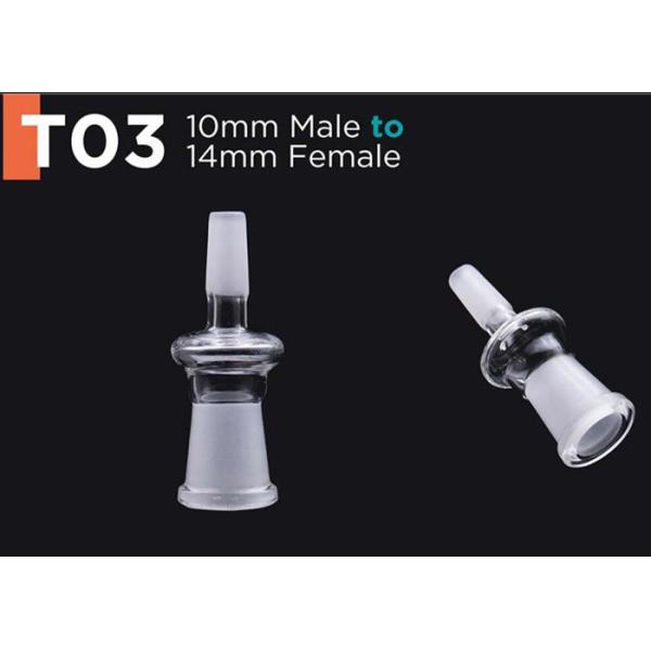 Hand Blown Glass Bongs Accessories Glass Adapter For Oil Rigs Bongs