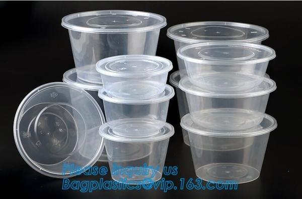 Cheap Food grade salad plastic bowl disposable plastic salad bowl,Eco-friendly white PP plastic round food container noo