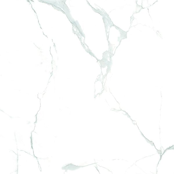 Living Room Carrara White Marble Surface Tile 600x600mm Size Glaze Polished Marble Tile Solid Vitrified Floor Tiles House Decor
