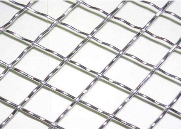 Silver Stainless Steel 316L 40 Inch Woven Wire Panels Industrial