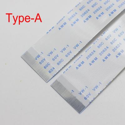 Flat Connect FFC Ribbon Cable 1mm Pitch 40 Pin PET Blue White