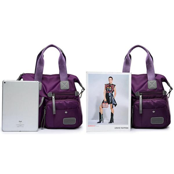 Fashion Purple Nylon Stylish Crossbody Bags For Travel