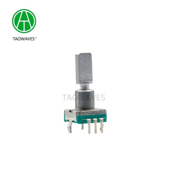 Encodeur rotatif lisse à 360 degrés Alps EC11 pour navigation automobile, potentiomètre de volume numérique avec interrupteur, demi-arbre de 25 mm