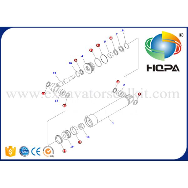 707-99-32100 Fits KOMATSU Excavator Seal Kit WA120-3 WA400-1 WA470-1