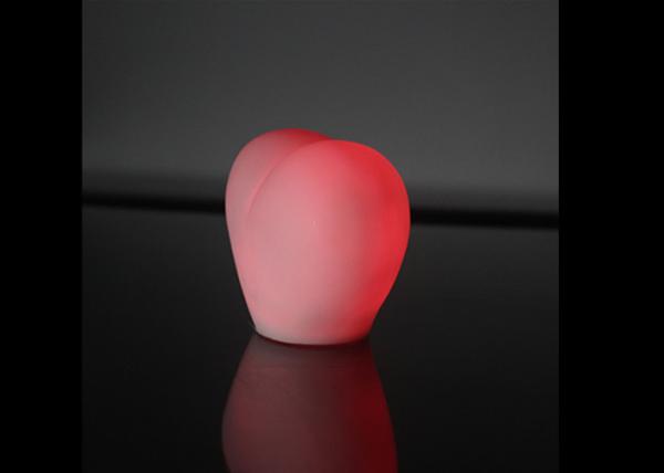 Portable Heart Shaped Led Night Light Security With Seven Colors Changing