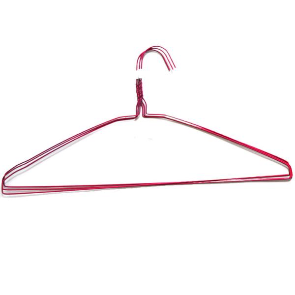 Q195 20.5cm Dry Cleaning Powder Coated Wire Suit Hanger