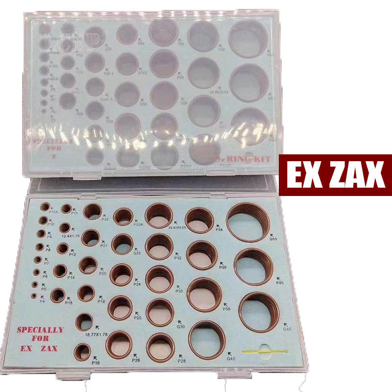 O Rings Rubber NBR Sealing O-rings Nitrile Washer Rubber Oring Set Assortment Kit Set EX ZAX O-Ring Box for Hitachi Excavator