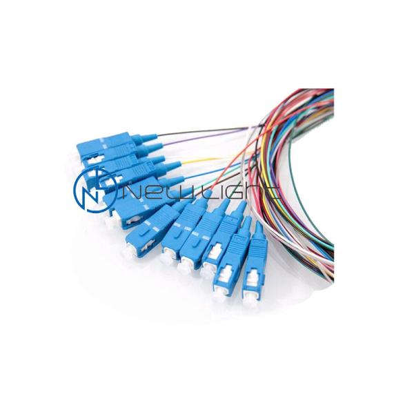 Trança de emenda 0.9mm da fibra ótica 12core multimodo