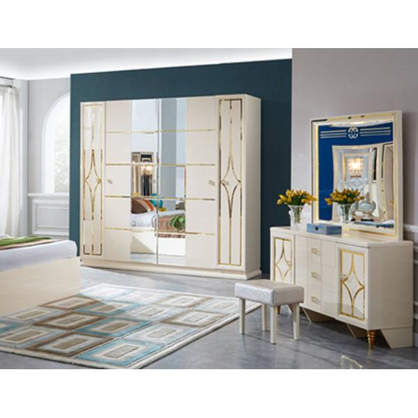 Мебель спальни хозяев панели наборов короля спальни твердой древесины минималистская деревянная