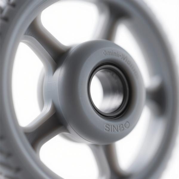 Omni Wheel Nylon Roller High Precision High Wear Resistance For Service Robot Chassis Customized