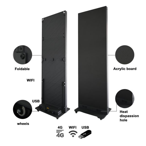 Poster led display screen