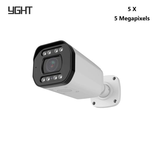 5MP Full Color Night Vision PTZ 12mm Bullet Camera 50m IR Distance