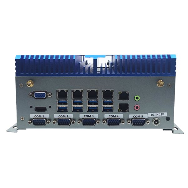 Industrial Pc Manufacturers with DC 12V/19V 2*SO-DIMM DDR4 the 9th Generation Core I7 Fanless Industrial Mini Pc 210 X 210 X 65