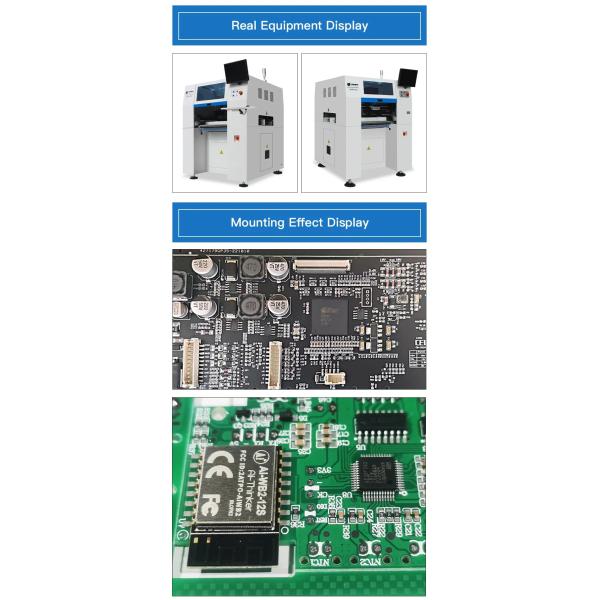 Двойные Y-моторы CHM-751 Экономические 6 голов PCB Производственная линия SMT Pick and Place Machine