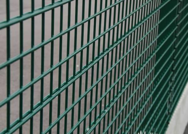 Welded Double Twin Wire Mesh Fencing for Farm / Court / Park 50*150mm Hole