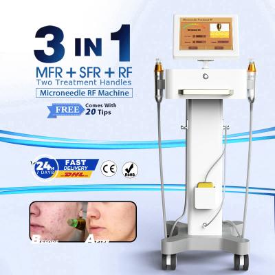 Microneedle RF Stretch Marks Machine Rejuvenescimento fracionário da pele