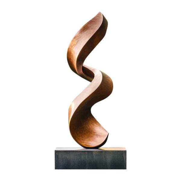 2.5mm Thickness Contemporary Bronze Ethereal Rise Sculpture 150cm Height for Garden Decoration in Indoor Outdoor Spaces