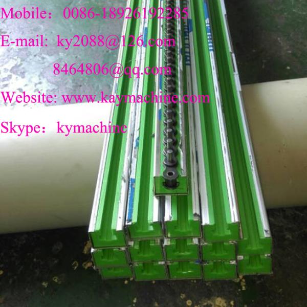 Custom plastic Chain Guides uhmwpe colored slide plastic channel strip manufacturer GUIDE CHAINE conveyor chain guide UMHWPE guide   China manufacturer China factory China producer