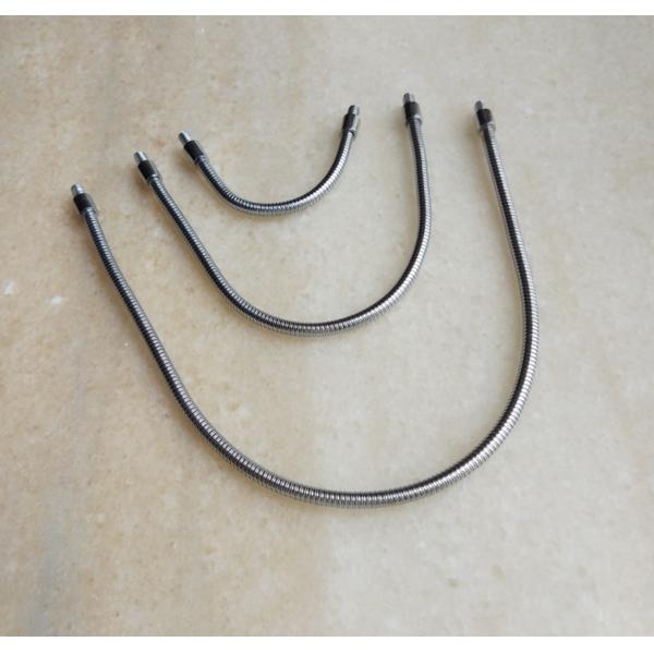 DIY Metal Gooseneck Tube M4 Flexible Microphone Stand Black Male Screw 200mm 300mm 400MM