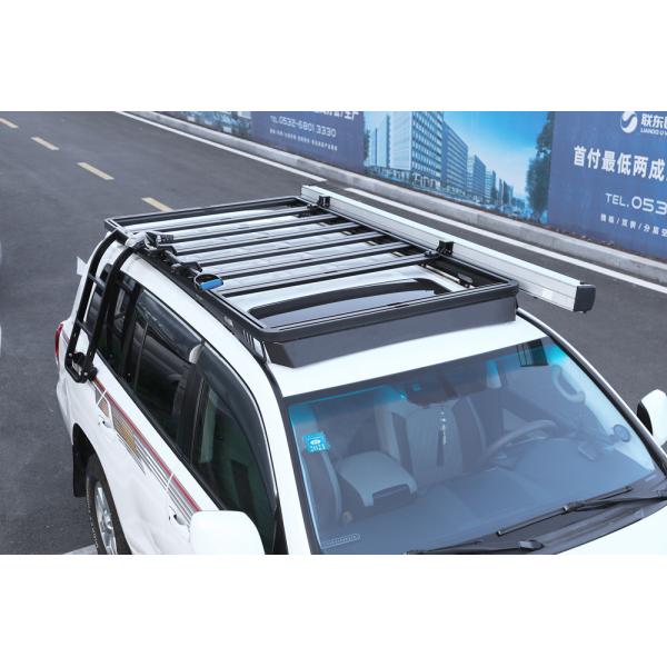 Black Powder Coating Car Roof Racks for Toyota LC150 LC200 LC300 Perfect for Camping