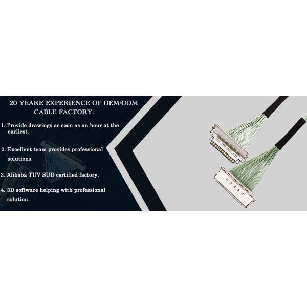I-Pex Ca Ii 20679-030t-01 30pin Lvds Micro Coaxial Cable Assembly