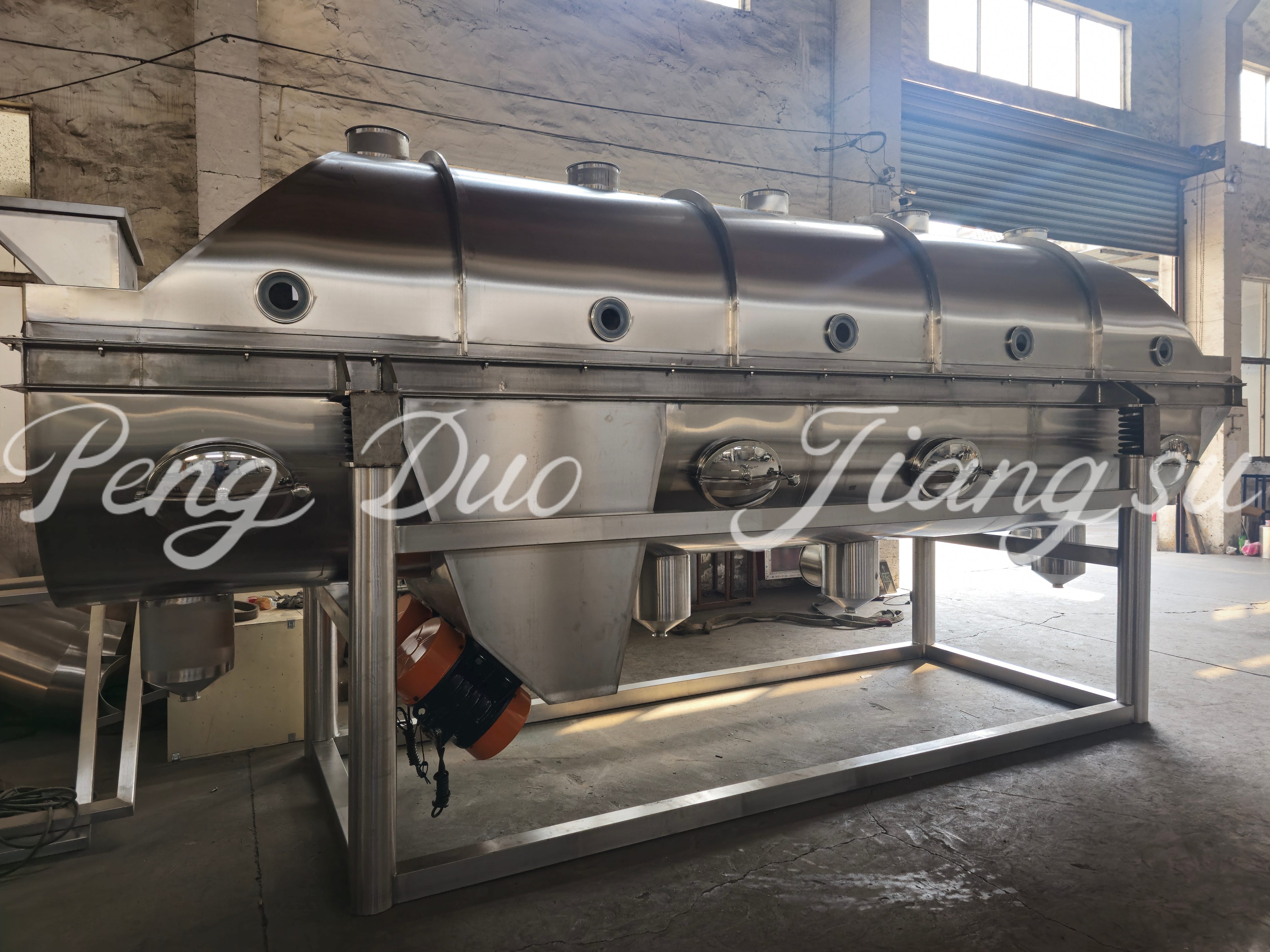 ZDG series vibrating fluidized bed dryer and cooler for chemical food and  industries