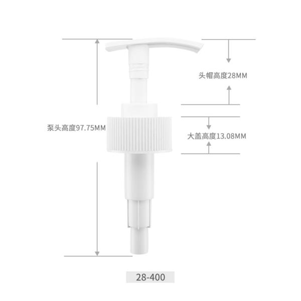 24 28 Caliber PET PP Plastic Bottle Pump