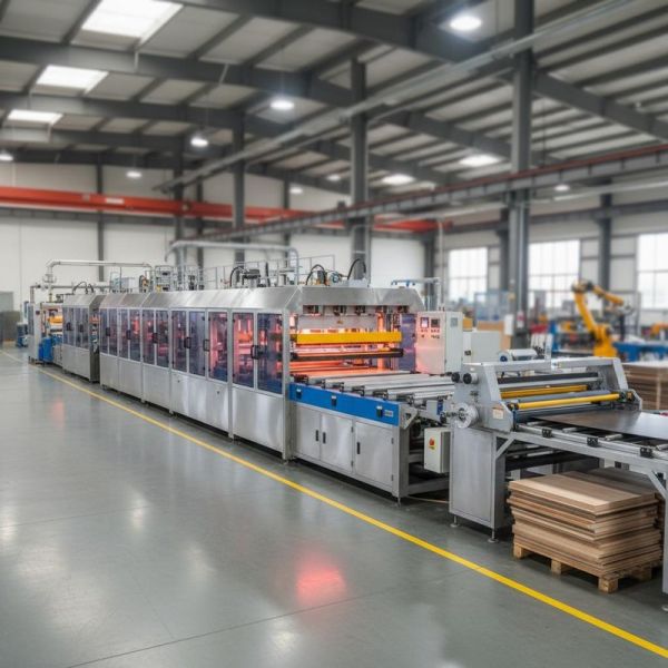 Universal Panel Laminating Machine for Metal, Glass & Furniture Boards - High-Efficiency Production Line